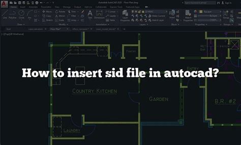 importing sid files into autocad.